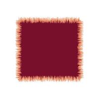 Red Radiating Jagged Square vector