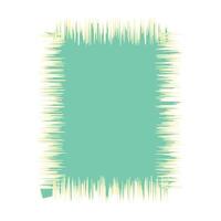 Cyan Fringed Rectangle Frame vector