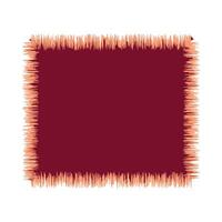 Rough Brushstroke Rectangle Frame vector