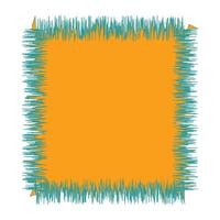 Double-Tone Fuzzy Rectangle vector
