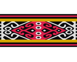 typical Flores ikat weaving motif, indonesian textil traditional, suitable for use as background, batik, etc png
