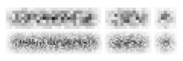 Pixel blur censor, square mosaic. Censorship effect, unknown face sensitive content. people bg, image censure bar. Blurry naked body pattern, private transparent box. Explicit secret shape vector