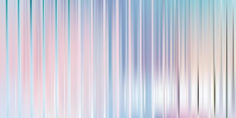 Holograph rib glass texture background. Reed flute pattern effect. Laser ripple abstract line ribbed 3d gradient. Silver frosty reflect striations. Light corrugated transparent window iridescent wall