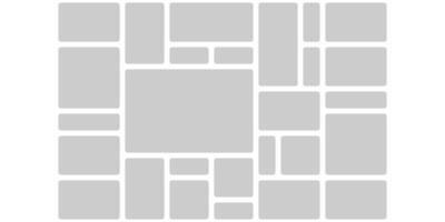 Image grid layout, sticker bg design. Photo bento rectangular square image montage. picture gallery mobile sticker. Modular visual web app showcase. Game mosaic framework desktop template vector