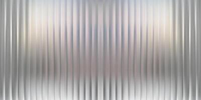 Frosted ice, acrylic glass texture. Metal hologram reed backdrop. Flute laser silver ripple. Iridescent striation reflection square mirror. Aluminium 3d stripe pattern. Glossy transparent plastic vector