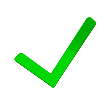 luminosa verde segno di spunta simboleggiante approvazione o completamento, adatto per attività commerciale presentazioni, progetto gestione, compito completamento, sito web disegni, e educativo materiali. png