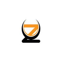 Clean ZU UZ Typography Logo with Minimalist Appeal vector