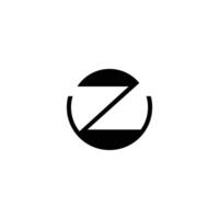 Customized ZU or UZ Monogram Logo with a Timeless Design vector
