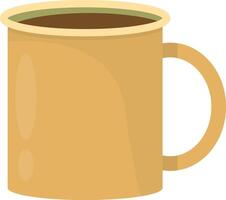 Brown Tea Mug vector