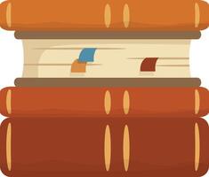 Side View Books vector