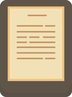 Opened E-Reader Device vector