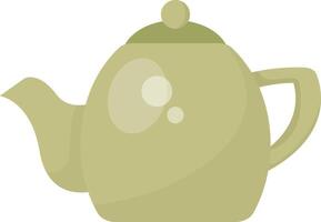 Green Teapot Design vector