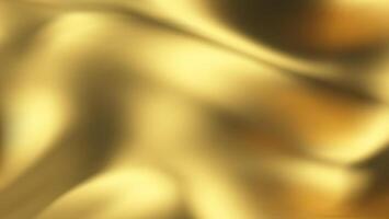 Golden Silk Background with Liquid Satin Wave and Luxury Fabric Cloth Pattern. Abstract Smooth Color for Elegant Material or 3D Drapery. Royal Gold Textile Texture with Velvet Gradient. vector