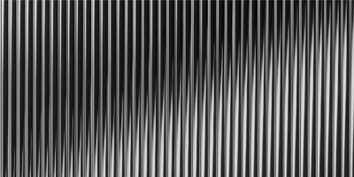 3d glass background with ribbed texture and gradient light effect. Abstract black line pattern for vertical wall panel or window design. Translucent prism reflection with wavy liquid overlay. vector