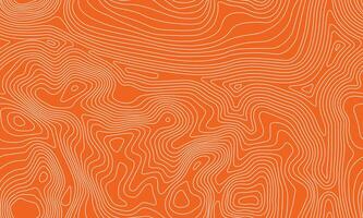 Vibrant sushi seamless pattern illustration. Wave lines on orange background, resembling raw fish and meat textures like salmon or tuna. Ideal for restaurant or package design. vector
