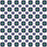 Eye Catching Seamless Floral Pattern with Small Decorative Flowers for Gift Wrap and Accessories, Playful Seamless Floral Pattern with Bold Shapes and Ethnic Elements for Fabric Prints vector
