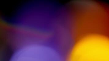 Light Leaks abstract 4K footage. Moving blinking circle lens glow flare bokeh overlays, animation defocused blurred color background. Compositing over your footage, stylizing transitions video
