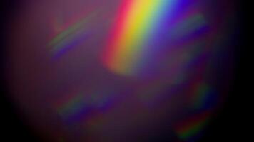 Multicolored light leaks 4k footage on black background. Lens studio flare leak burst overlays. Natural lighting lamp rays bokeh effect. For compositing over your footage stylizing transitions. video