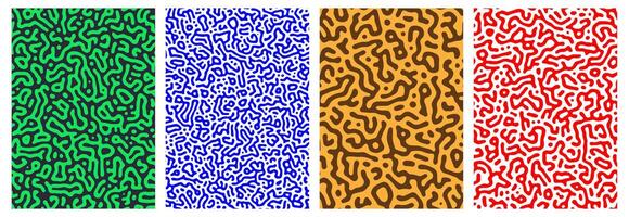 Turing background collection colorful abstract style vector