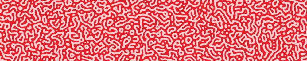 Turing banner red color abstract style vector