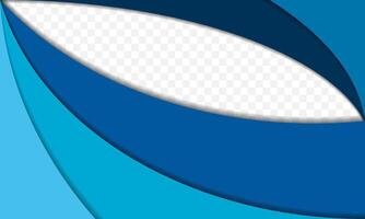 abstract blue paper cut curve background template perfect for presentations, banners, flyers, posters, and web design vector