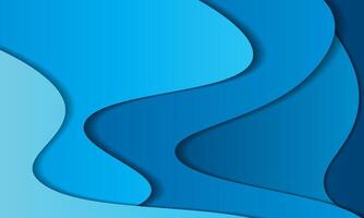 abstract paper cut wavy layered perfect for presentations, banners, posters, website backgrounds vector