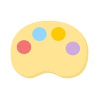 Flat Illustration of Color Palette vector