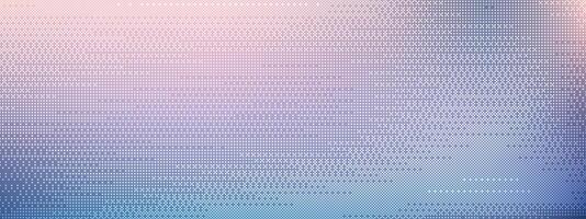 Gradient background with white pixel blocks. Abstract square pattern creates digital texture. Retro computer frame in halftone transition. illustration. vector