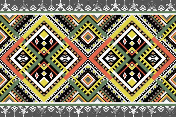 Native abstract geometric ethnic pattern design for cloth, fabric, textile, home decor