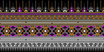 Vibrant geometric pattern design vector