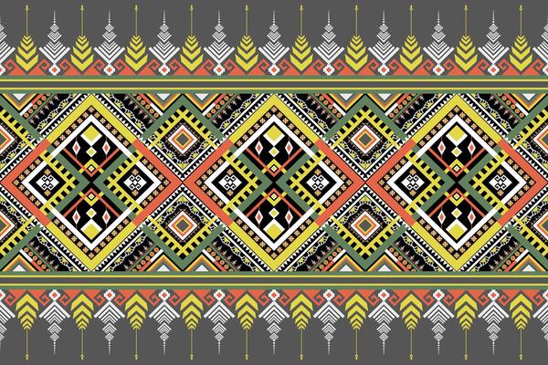 Ethnic pattern seamless. Aztec fabric home decoration traditional embroidery