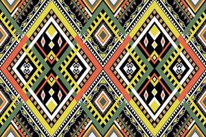 Colorful geometric pattern design vector