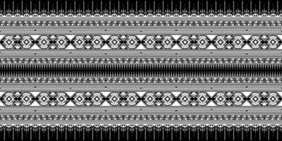 Black and white decorative pattern design vector