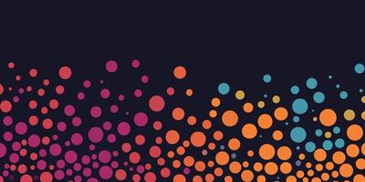 Vibrant Color Dot Pattern Abstract Background Texture vector