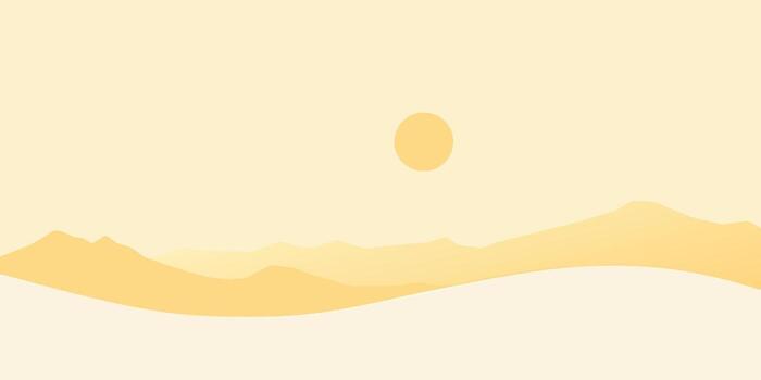 pastel puesta de sol calma minimalista paisaje antecedentes vector