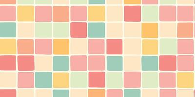 Pastel Square Tiles Background Texture Background vector