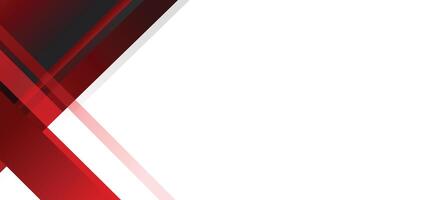 Light and dark red abstract banner background with gradient color, geometric shapes, and copy space vector