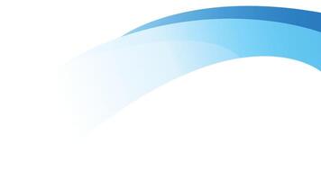 Dark and light blue curve abstract banner background with gradient color and white space vector