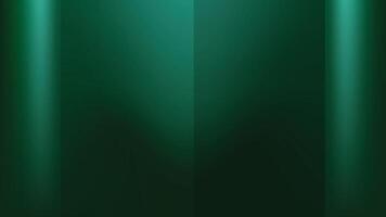 Abstract emerald green background with light glow, gradient, and copy space vector