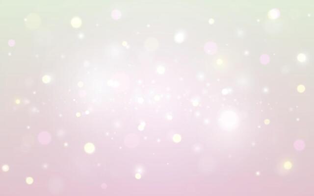 Pastel Bokeh Light Background in Pink and Yellow Soft dreamy sparkle dots for baby shower and wedding designs, Background decoration