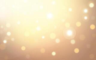 Golden Bokeh Light Background. Soft glowing abstract backdrop for celebration and luxury design, Background decoration vector