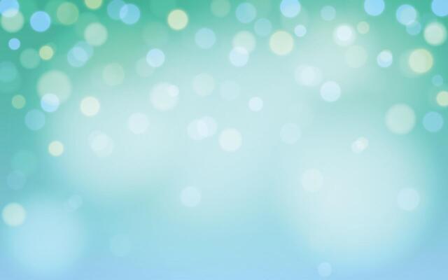 Aqua Green Bokeh Light Background. Soft dreamy blur background for spa, wellness, or nature design, Background decoration