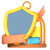 A shield and a bunch of blocks on a black background png