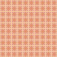 A pattern with orange and pink flowers on a beige background vector