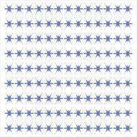 Repeating Blue Starburst Pattern vector