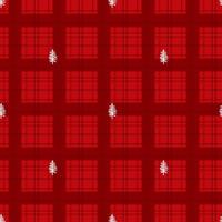 Simple Christmas tree pattern on cell vector