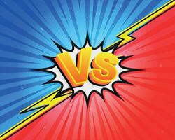 Comic book versus graphic with halftone patterns in a retro pop art style vector