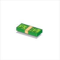 money as a medium of exchange to buy something vector