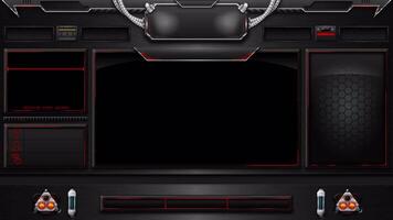 RAID Hi Tech Animated Stream Overlay For Gamers video
