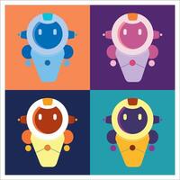 Simple Robot Character vector